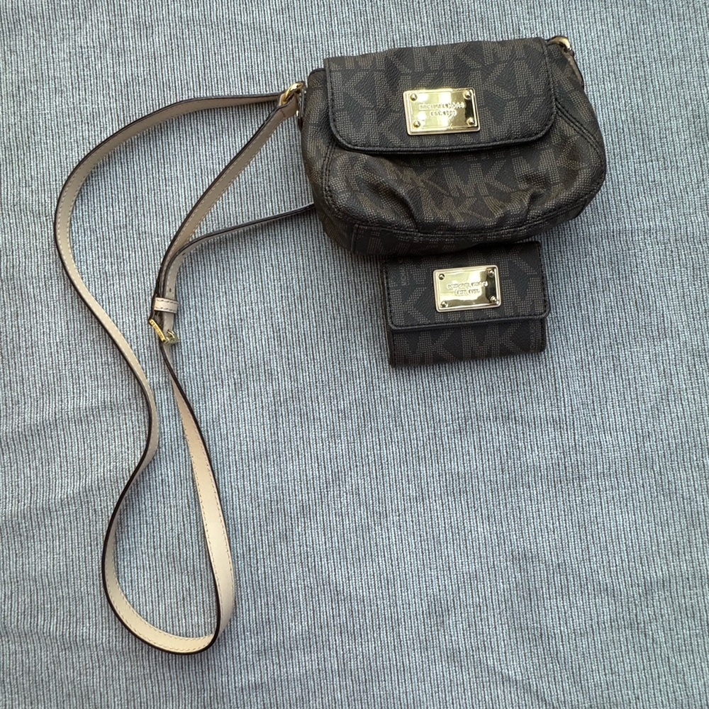 Michael Kors Dark Brown Crossbody Bag